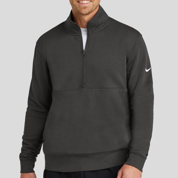 Club Fleece Sleeve Swoosh 1/2 Zip Thumbnail