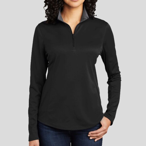  Womens Silk Touch Performance 1/4 Zip Thumbnail